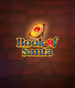 Immerse yourself in the festive spirit with the Book of Santa game by Endorphina, highlighting an ornate golden book emblazoned with Santa's iconic symbol. This graphic captures the charm and joy of Christmas, set against a warm red background. Ideal for players looking to get into the holiday spirit, offering a captivating adventure. 